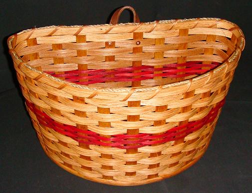 Amish Collectible Handmade Primitive Large Country Wall Hanger Mail Basket