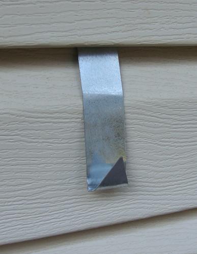 Vinyl or Aluminum House Siding Hook Mounting Bracket to Hang Amish Barn Star