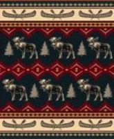 Moose Fever Lodge Blanket 