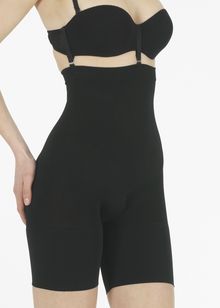Spanx Slim Cognito Mid Thigh Bodysuit Black