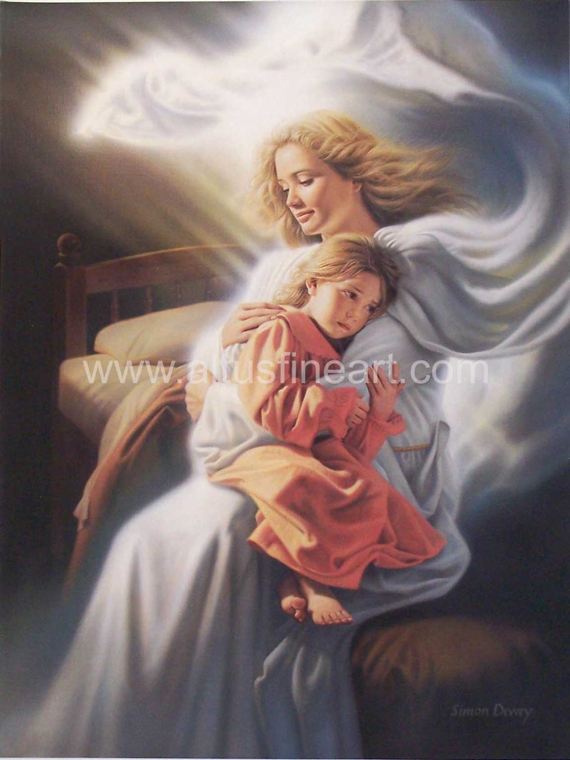 Angels Among Us by Simon Dewey