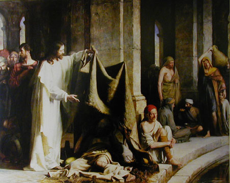 Healing at the Pool of Bethesda by Carl Bloch