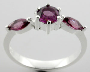 Sterling 925 Silver Amethyst Ring DSR23571