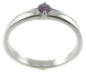 Sterling 925 Silver Amethyst Ring ESR3282