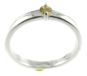 Sterling 925 Silver Citrine Ring ESR3282