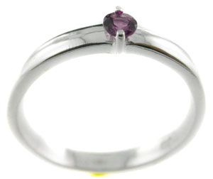 Sterling 925 Silver Rhodolite Ring ESR3282