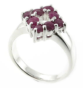 Sterling 925 Silver Ruby Ring DSR16681