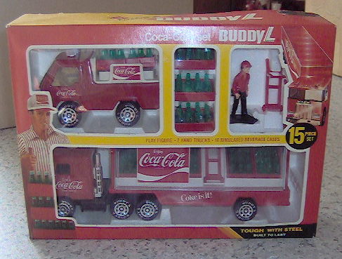 Coca Cola Buddy L Truck Set