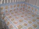 Beatrix Potter Peter Rabbit Baby Toddler Quilt, Beatrix Potter Peter Rabbit Nursery Bedding, Beatrix Potter Peter Rabbit Baby Crib bedding