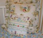 Beatrix Potter Peter Rabbit Blue Baby Toddler Toss Pillow, Beatrix Potter Peter Rabbit Nursery Pillows, Beatrix Potter Peter Rabbit Baby Toss Pillow Pillows Nursery Accessories