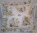 Beatrix Potter Peter Rabbit Baby Toddler Toss Pillow, Beatrix Potter Peter Rabbit Nursery Pillows, Beatrix Potter Peter Rabbit Baby Toss Pillow Pillows Nursery Accessories