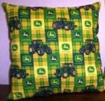 John Deere Toss Pillow, John Deere Toss Pillows, John Deere Blue Room, John Deere Nursery Products, John Deere Blue Toss Pillows