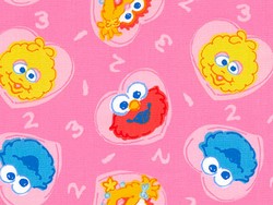 Sesame Street Muppets Pink Hearts on Pink Cookie monster, Oscar grouch, Ernie, big bird, Elmo, Groover, Zoe, Gund, Bert Baby Toddler Quilts Quilt Comforter Comforters Duvet Duvets Bed Bedroom Girl Boy Girls Boys Toddler Infant Infants Newborns Newborn Nursery Bedding Set Sets products items Sesame Street Muppets Pink Hearts Baby Toddler Crib Bedding Sesame Street Muppets Pink Hearts Nursery Accessories