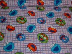Sesame Street Muppets Gingham Lilac lavender Cookie monster, Oscar grouch, Ernie, big bird, Elmo, Groover, Zoe, Gund, Bert Baby Toddler Quilts Quilt Comforter Comforters Duvet Duvets Bed Bedroom Girl Boy Girls Boys Toddler Infant Infants Newborns Newborn Nursery Bedding Set Sets products items Sesame Street Muppets Gingham Lilac lavender Baby Toddler Crib Bedding Nursery Accessories