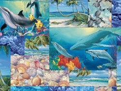 Ocean World - Tropical Dreams , Ocean Tropical Fish Baby Quilts, Ocean toddler Quilts, Ocean Baby Bedding, Ocean themed bedding, Fish Crib Bedding for Girls, Crib Bedding Ocean, Ocean wonders Bedding, Fish Crib Bedding, Under the Sea Baby Crib Bedding, Dolphin Fish Ocean Nursery Bedding, Sea Crib Bedding, Ocean Tropical Nursery Accessories