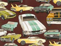 Classic Muscle Cars on Espresso Quilt Comforter Comforters Duvet Duvets Infant Newborn  Boy Toddler Nursery Bedding Set Sets Bed Bedroom Race Cars Baby & Toddler Quilts Baby & Toddler Bedding Classic Muscle Cars on Espresso Nursery Accessories