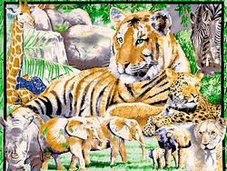 African safari animals, elephants, lions, gazelles, Mount Kilimanjaro African safari Baby & Toddler Quilts Baby & Toddler Crib Bedding Quilt Comforter Comforters Duvet Duvets, African safari baby crib bedding, safari baby bedding, safari baby blanket, safari baby blankets, baby and safari crib, baby safari, baby decoration safari, safari baby crib, baby safari bedding, baby safari animals, African safari animals Girl Boy Infant Newborn Nursery Bedding Set Sets Bed Bedroom African safari animals Jungle Animal Nursery Accessories Products Items Nurseries Babies