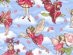 Fairy fairies Baby Quilts, Fairy Fairies Toddler Quilts, Fairy Baby Crib Bedding,  fairy fairies Nursery Accessories, Blue Flannel Fairies