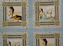 Horses on Green - Western horses horse equine Baby & Toddler Quilts Quilt Comforter Comforters Duvet Duvets Bed Bedroom Girl Boy Girls Boys Toddler Infant Infants Newborns Newborn Nursery Bedding Set Sets products items Baby & Toddler Crib Bedding Horse Western Nursery Accessories