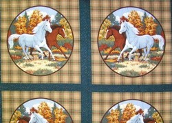 Horses Ride'em Cowboy Ride'em Cowboy Cowpoke Round-Up Chambray retro Western print features cowboys lassos horses riding cacti periwinkle ground Horses Horseshoes Red Western horses horse un fabric has a retro Western horse horseshoe print white vermilion ground equine Baby & Toddler Quilts Quilt Comforter Comforters Duvet Duvets Bed Bedroom Girl Boy Girls Boys Toddler Infant Infants Newborns Newborn Nursery Bedding Set Sets products items Baby & Toddler Crib Bedding Horse - Western Nursery Accessories