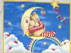 Blue Jean Teddy Baby Toddler Quilts, Blue Jean Teddy Baby Crib Bedding, Blue Jean Teddy Nursery Accessories