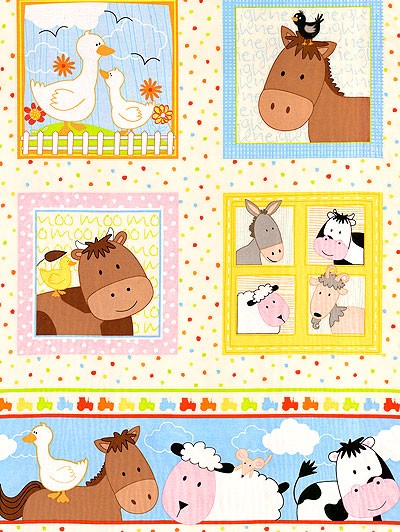 Farm Animal Baby Toddler Quilts, Farm Animal Baby Crib Bedding Farm Animal Nursery Accessories