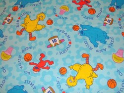 Sesame Street Muppets Cookie monster, Oscar grouch, Ernie, big bird, Elmo, Groover, Zoe, Gund, Bert Baby Toddler Quilts Quilt Comforter Comforters Duvet Duvets Bed Bedroom Girl Boy Girls Boys Toddler Infant Infants Newborns Newborn Nursery Bedding Set Sets products items Sesame Street Muppets Blue Baby Toddler Crib Bedding Sesame Street Muppets Blue Nursery Accessories