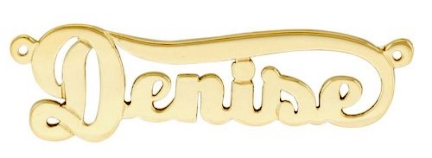 Give the gift of a nameplate necklace!