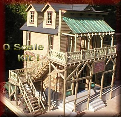 The Red Dog Saloon O Scale Kit by Consortium Model Works