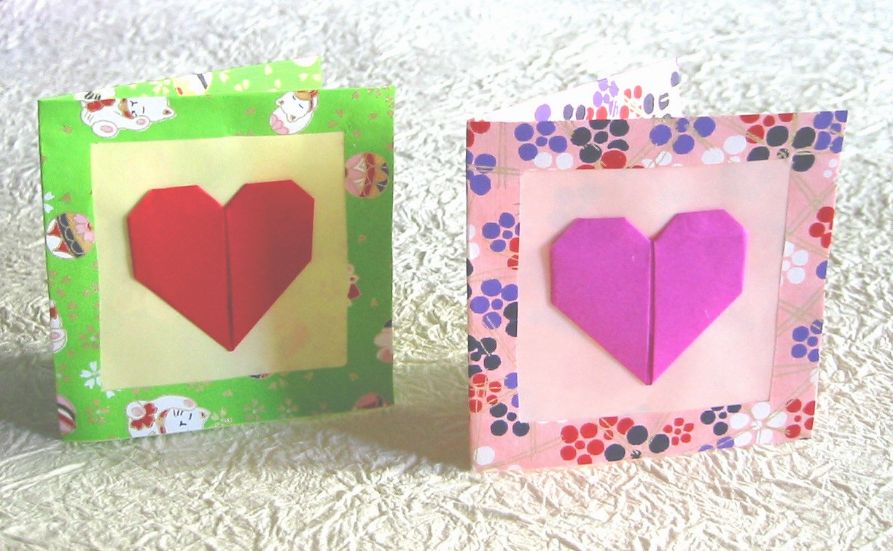 Origami Instructions: Simple Plain Origami heart