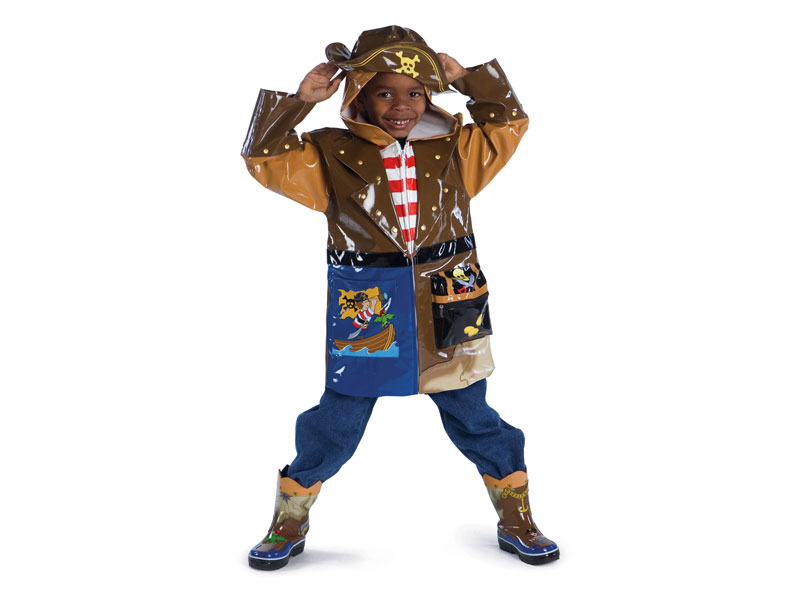 Kidorable pirate raincoat