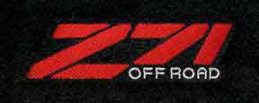 Chevy Floor Mats z-71 Off Road Part #849033