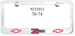 Camaro License Frame-9231013