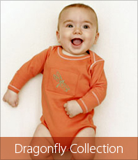 Organic cotton baby clothing ~ Unisex - Dragonfly