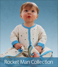 Organic cotton toddler clothing ~ Boy - Rocket man