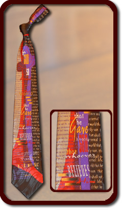 John 3:16  Scripture Tie - For God So Loved the World