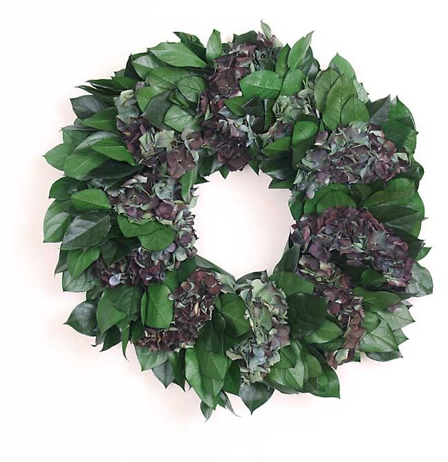 Country Cottage Hydrangea Wreath