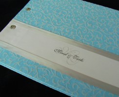 Tiffanie Suede Wedding Guestbook