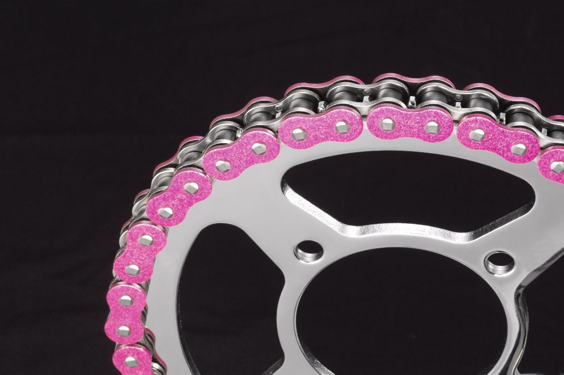 New! Metallic Pink Chain