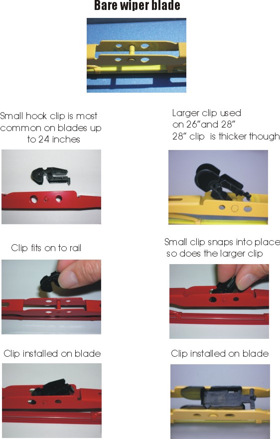 our revolutionary silicone wiper blades come in 101 colors. Prepare new wipers for installation. Replace wiper blades. Change Windshield Wipers