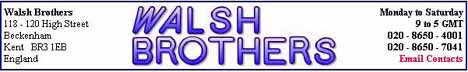 Walsh Brothers clocks watches and jewellery